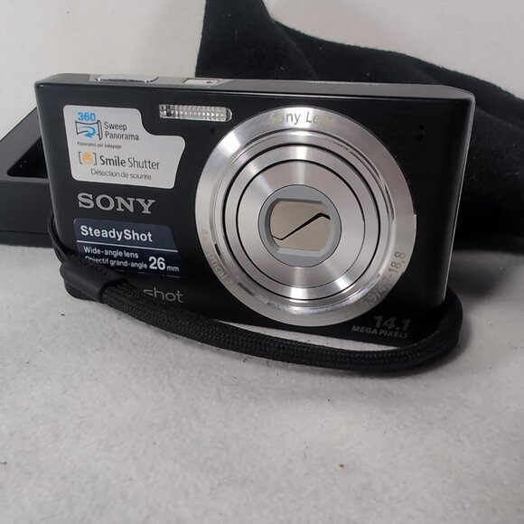 Sony Cybershot DSC-W610 Black WORKING TESTED Charging Adapter Battery 14.1MP 4X - Picture 12 of 16